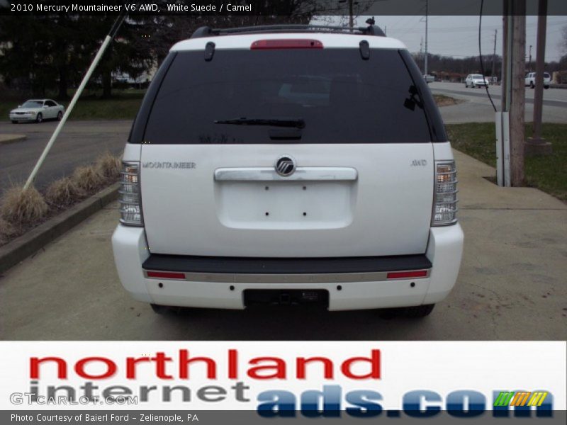 White Suede / Camel 2010 Mercury Mountaineer V6 AWD
