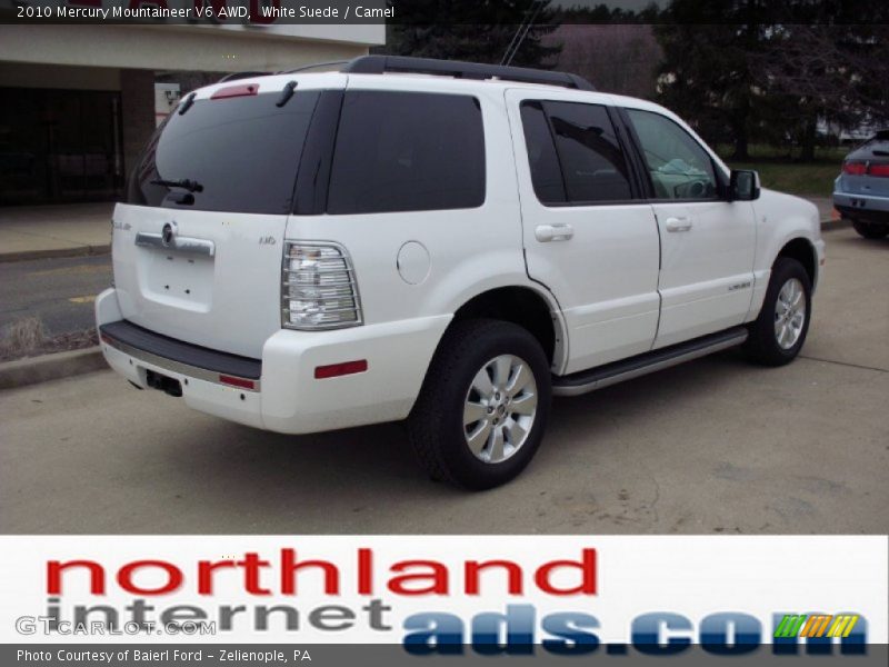 White Suede / Camel 2010 Mercury Mountaineer V6 AWD