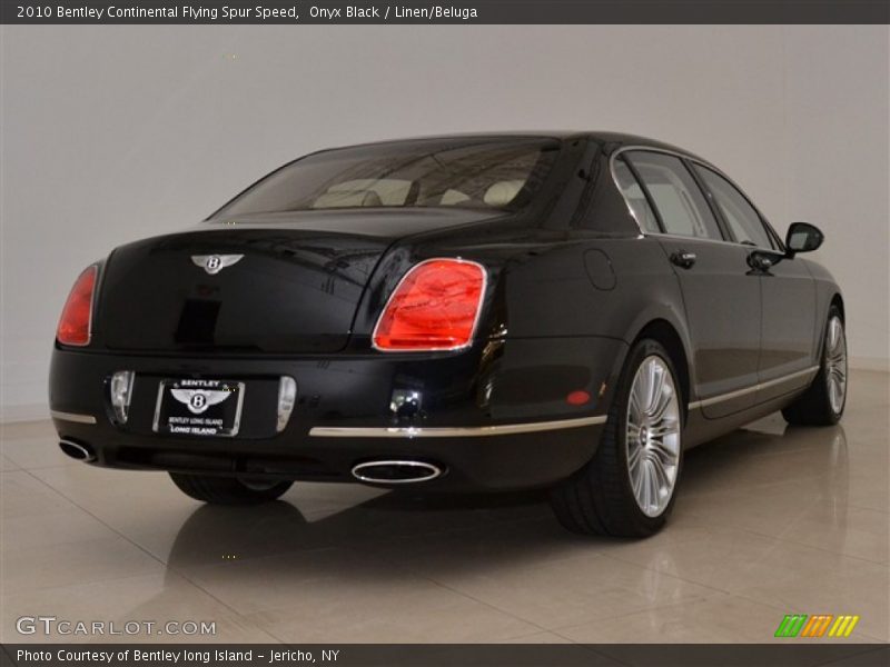 Onyx Black / Linen/Beluga 2010 Bentley Continental Flying Spur Speed