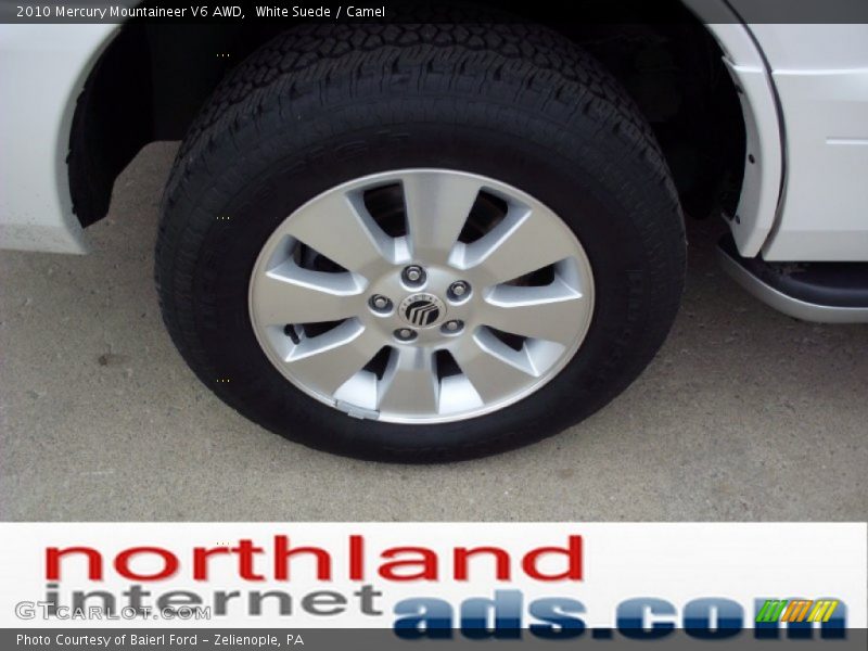 White Suede / Camel 2010 Mercury Mountaineer V6 AWD