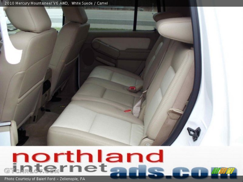 White Suede / Camel 2010 Mercury Mountaineer V6 AWD