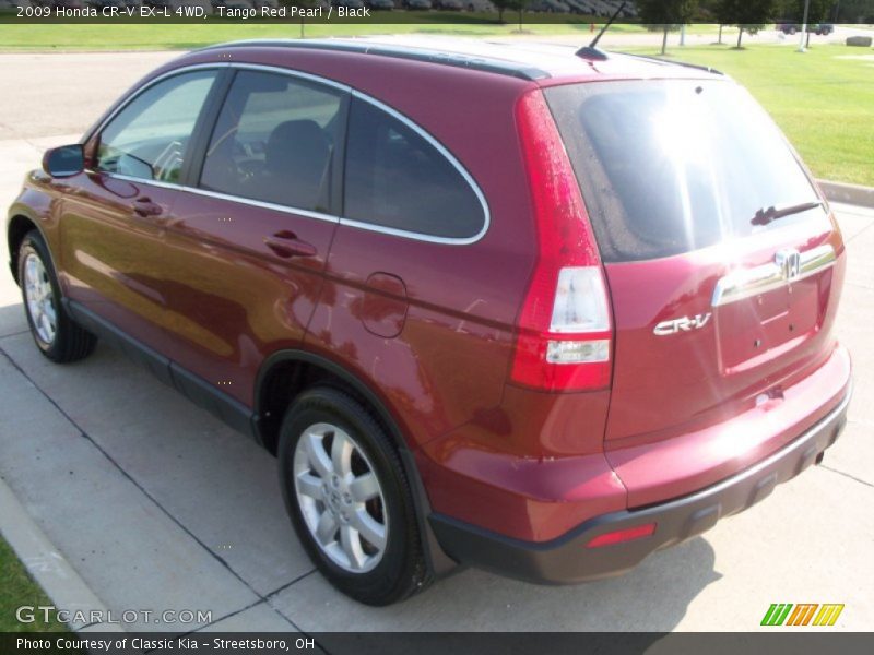 Tango Red Pearl / Black 2009 Honda CR-V EX-L 4WD