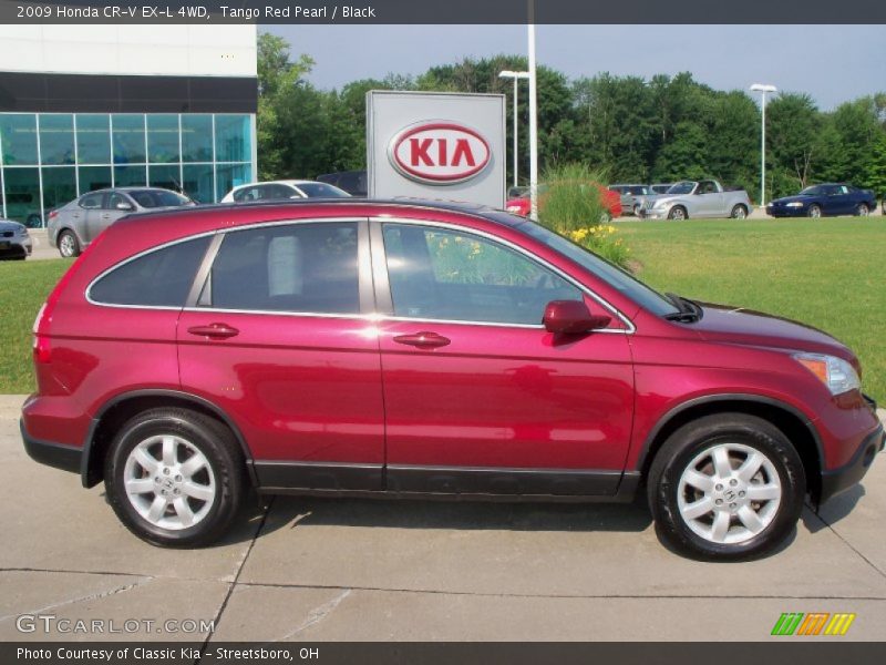 Tango Red Pearl / Black 2009 Honda CR-V EX-L 4WD