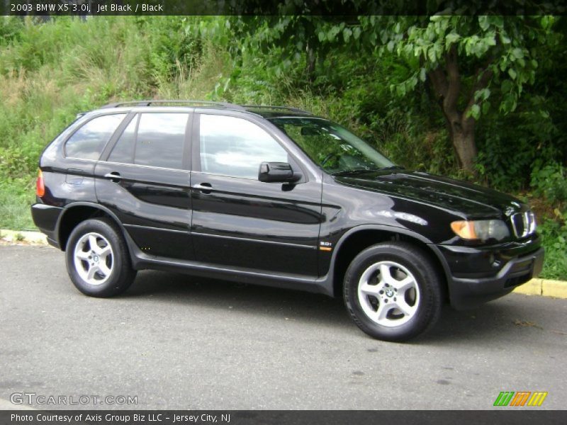 Jet Black / Black 2003 BMW X5 3.0i