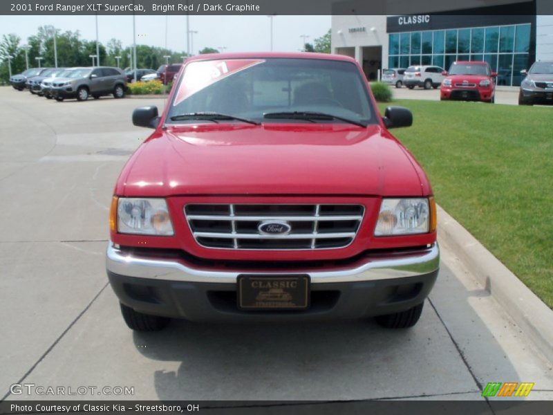Bright Red / Dark Graphite 2001 Ford Ranger XLT SuperCab