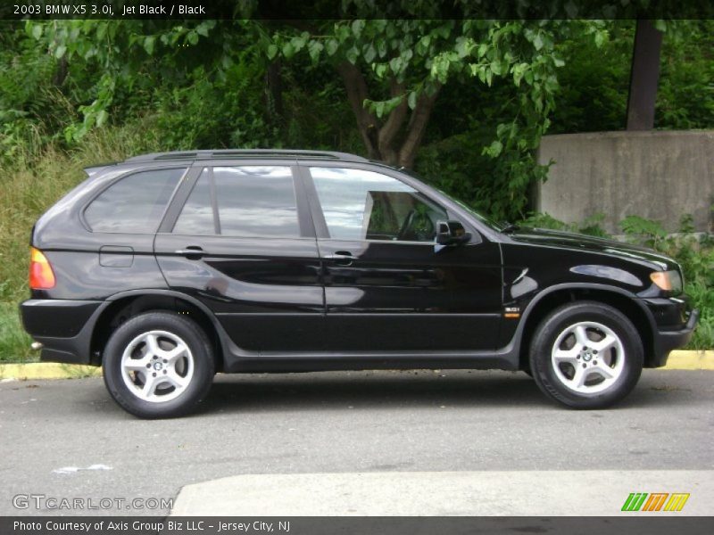 Jet Black / Black 2003 BMW X5 3.0i