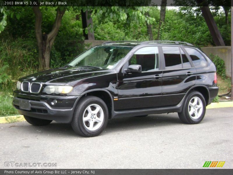 Jet Black / Black 2003 BMW X5 3.0i