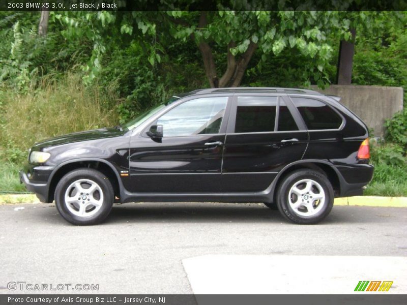 Jet Black / Black 2003 BMW X5 3.0i