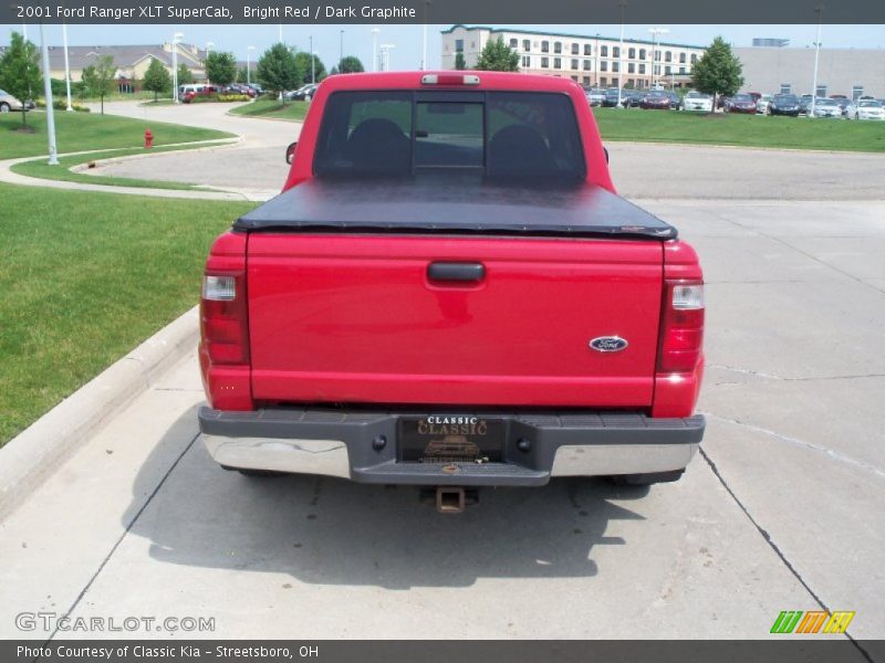 Bright Red / Dark Graphite 2001 Ford Ranger XLT SuperCab
