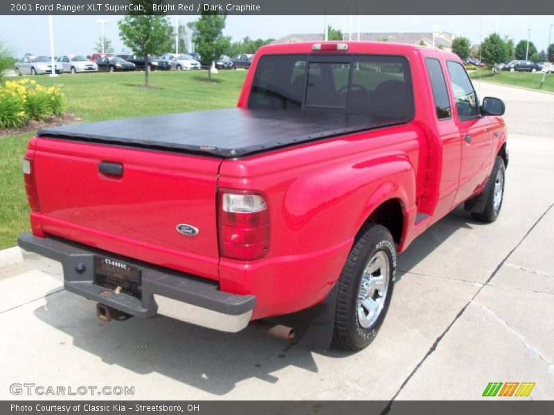 Bright Red / Dark Graphite 2001 Ford Ranger XLT SuperCab