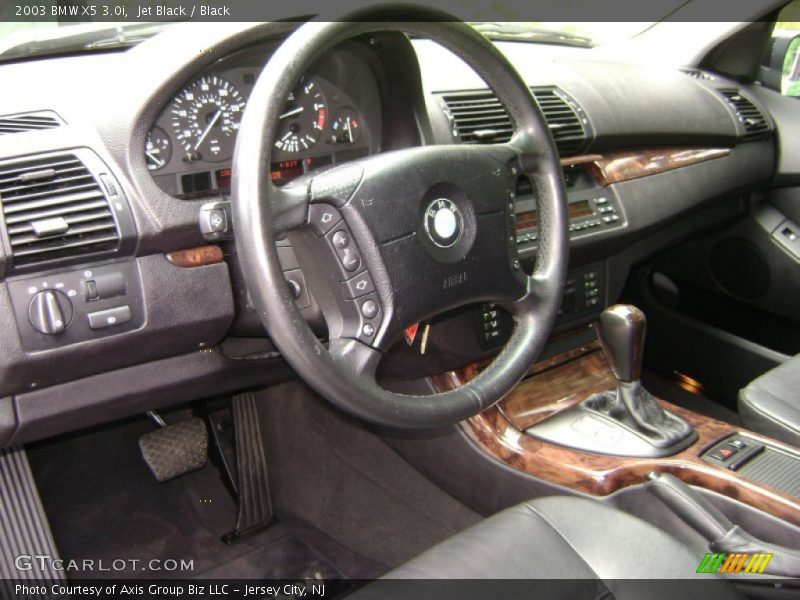 Jet Black / Black 2003 BMW X5 3.0i