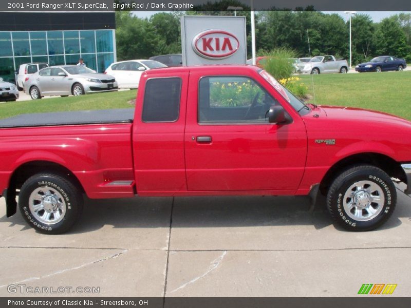 Bright Red / Dark Graphite 2001 Ford Ranger XLT SuperCab