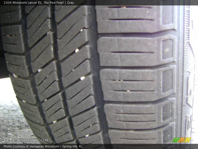 Rio Red Pearl / Gray 2006 Mitsubishi Lancer ES