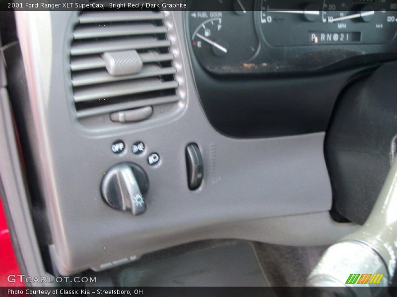 Bright Red / Dark Graphite 2001 Ford Ranger XLT SuperCab