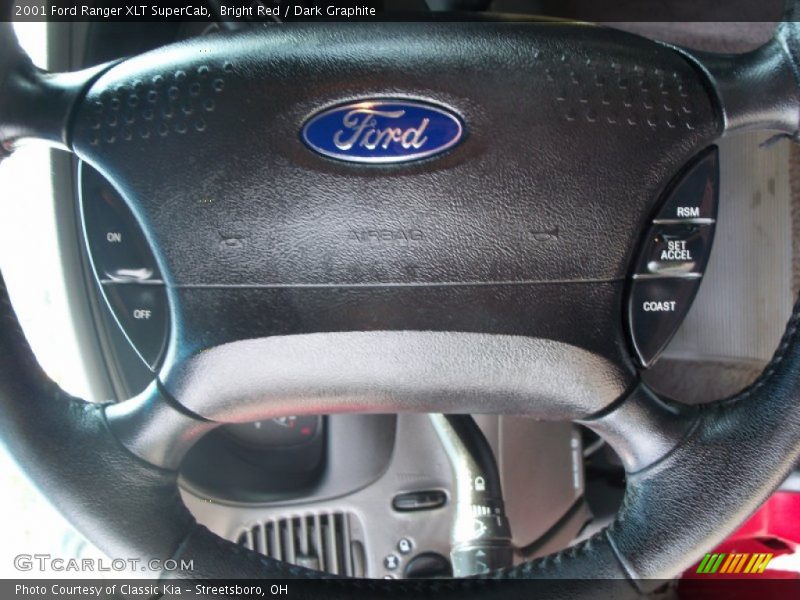Bright Red / Dark Graphite 2001 Ford Ranger XLT SuperCab