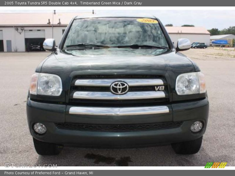 Timberland Green Mica / Dark Gray 2005 Toyota Tundra SR5 Double Cab 4x4