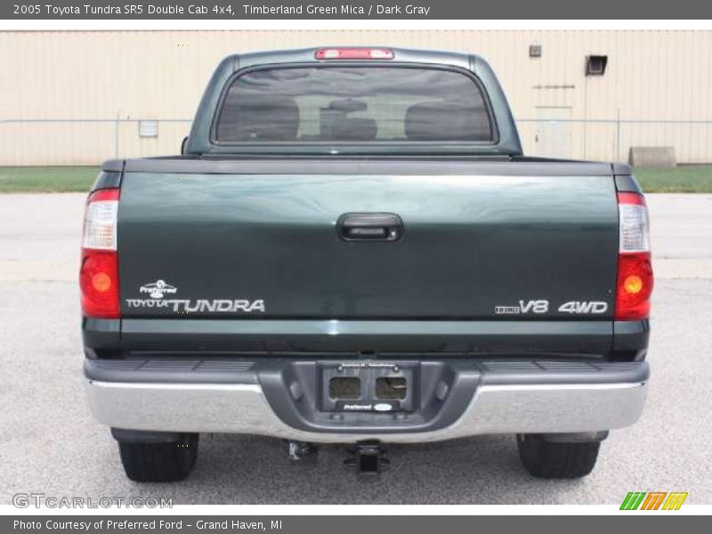 Timberland Green Mica / Dark Gray 2005 Toyota Tundra SR5 Double Cab 4x4
