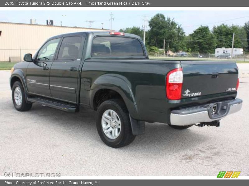 Timberland Green Mica / Dark Gray 2005 Toyota Tundra SR5 Double Cab 4x4