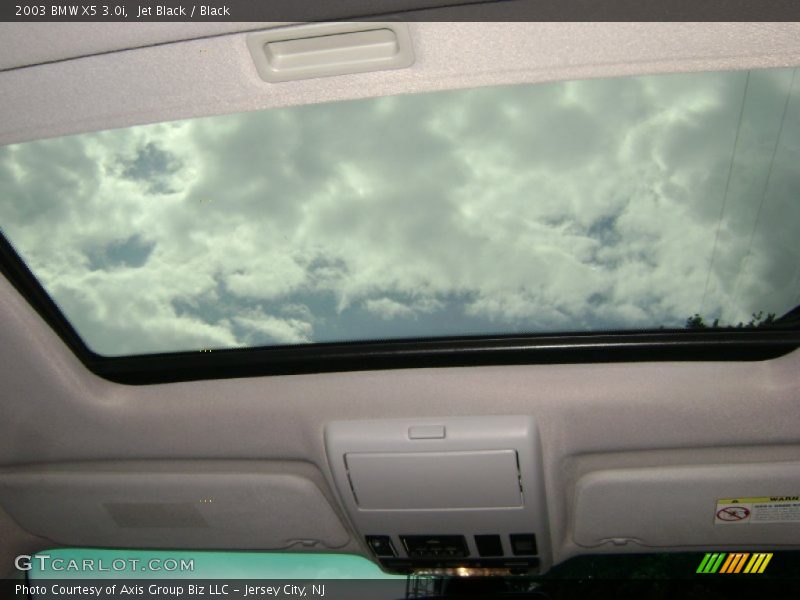 Jet Black / Black 2003 BMW X5 3.0i