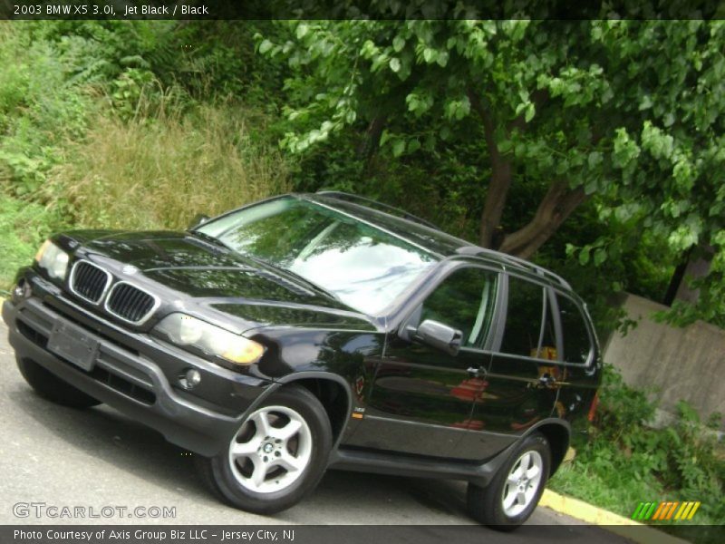 Jet Black / Black 2003 BMW X5 3.0i