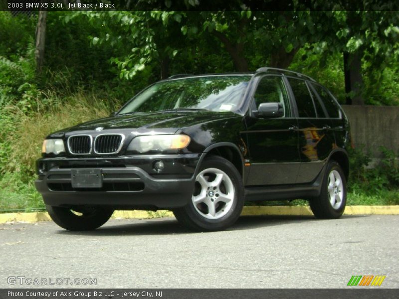 Jet Black / Black 2003 BMW X5 3.0i