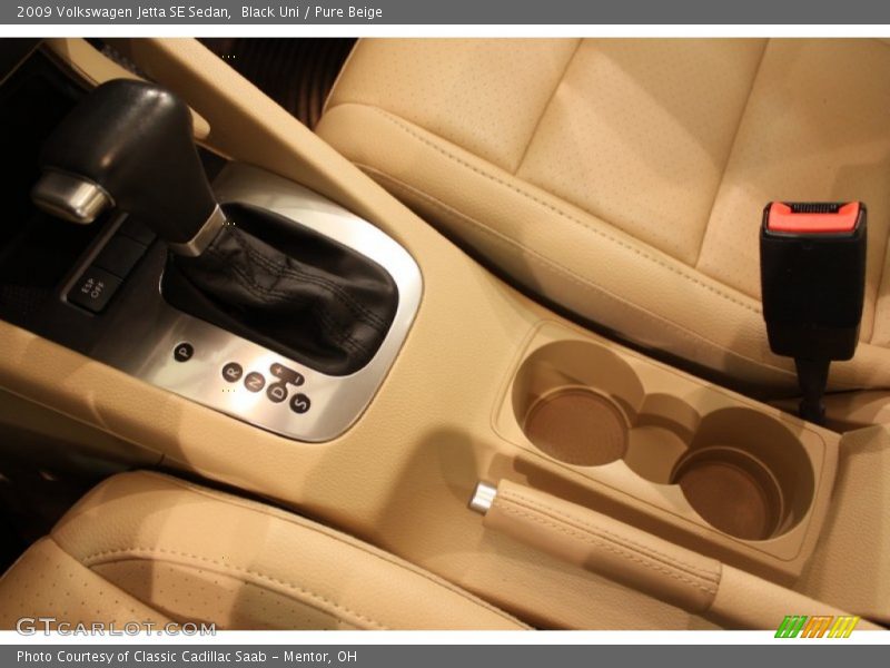 Black Uni / Pure Beige 2009 Volkswagen Jetta SE Sedan