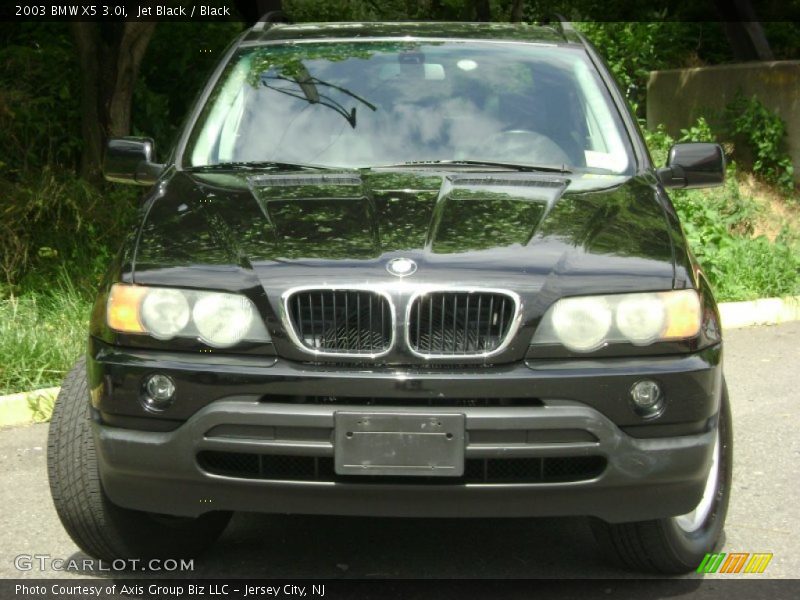 Jet Black / Black 2003 BMW X5 3.0i