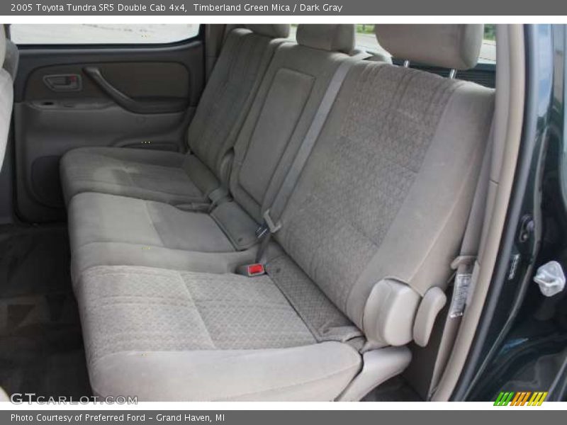 Timberland Green Mica / Dark Gray 2005 Toyota Tundra SR5 Double Cab 4x4