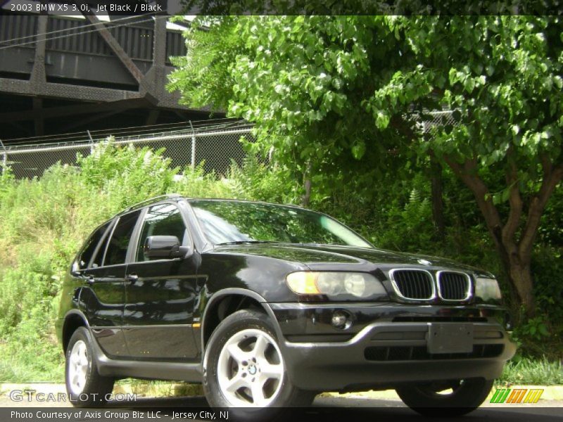 Jet Black / Black 2003 BMW X5 3.0i