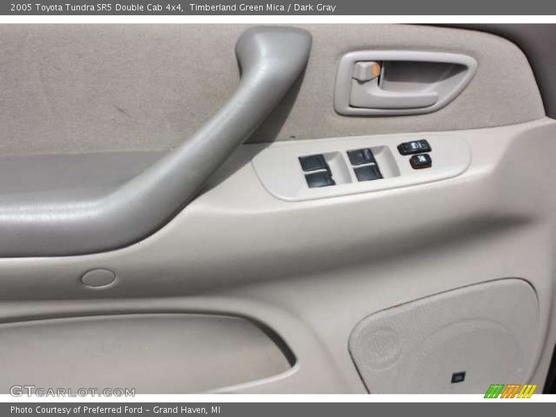 Timberland Green Mica / Dark Gray 2005 Toyota Tundra SR5 Double Cab 4x4