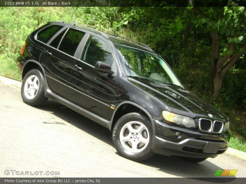 Jet Black / Black 2003 BMW X5 3.0i