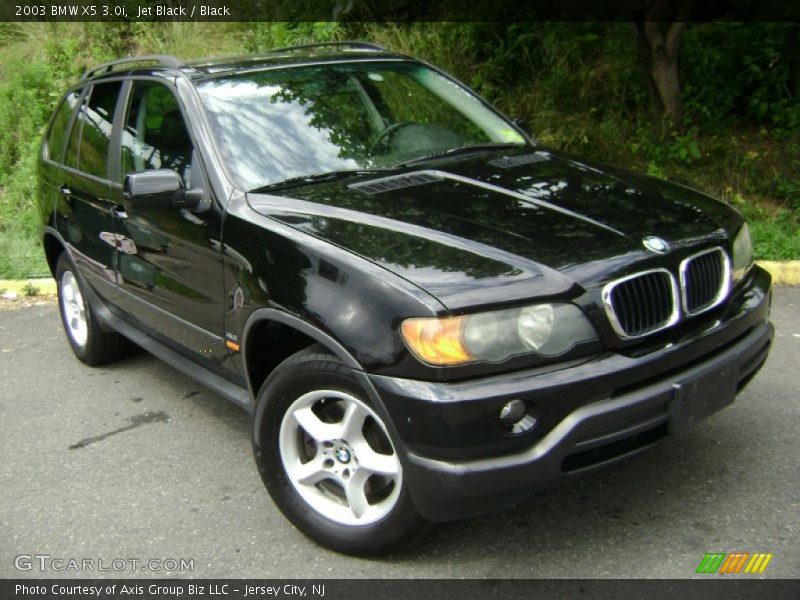 Jet Black / Black 2003 BMW X5 3.0i