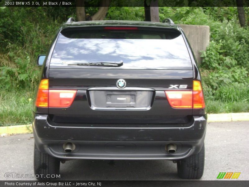 Jet Black / Black 2003 BMW X5 3.0i