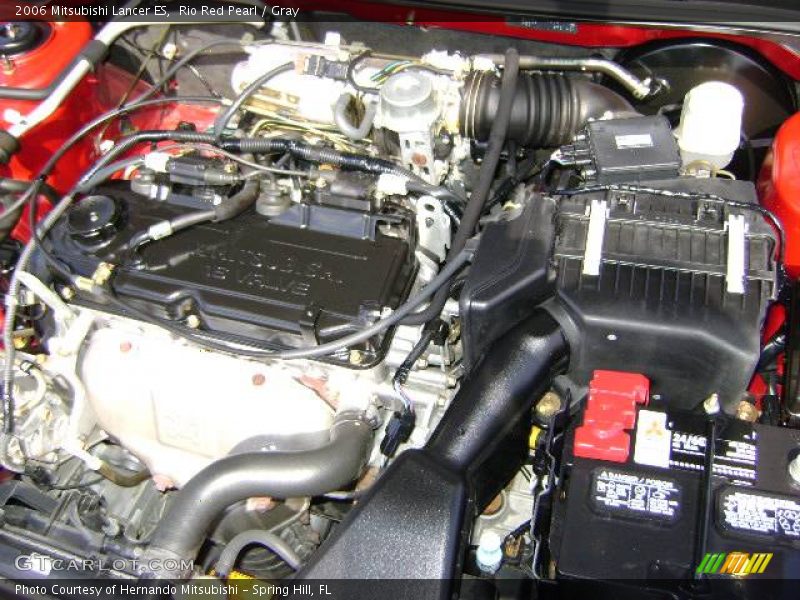 Rio Red Pearl / Gray 2006 Mitsubishi Lancer ES