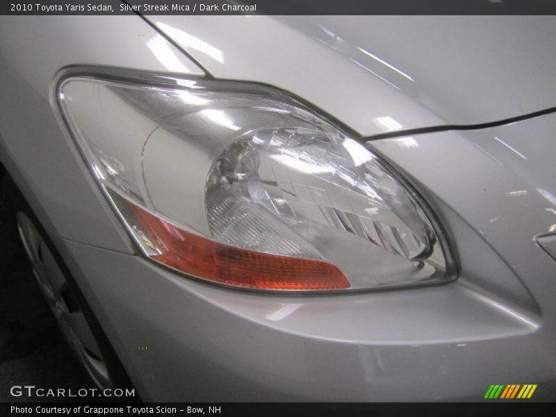Silver Streak Mica / Dark Charcoal 2010 Toyota Yaris Sedan
