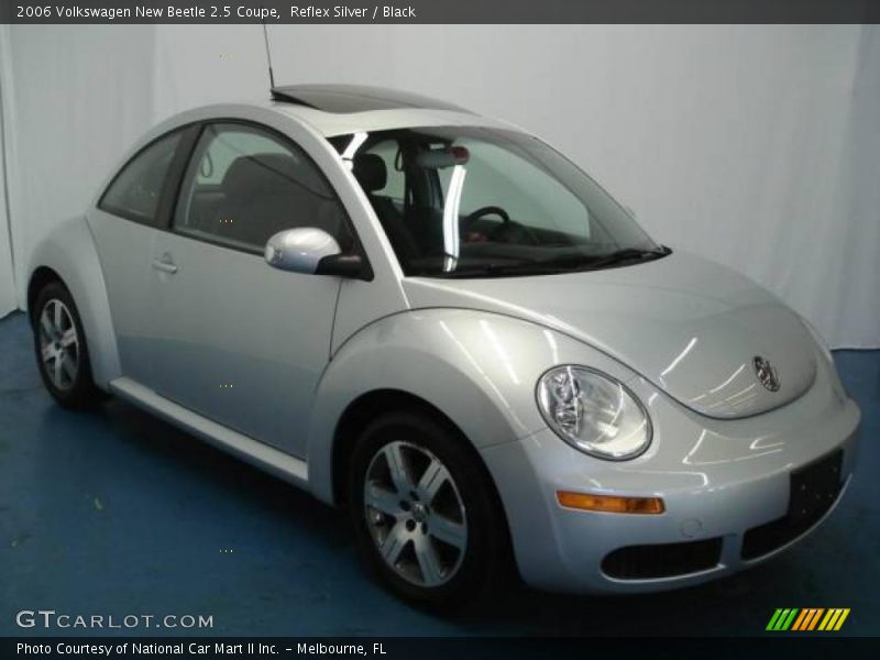 Reflex Silver / Black 2006 Volkswagen New Beetle 2.5 Coupe