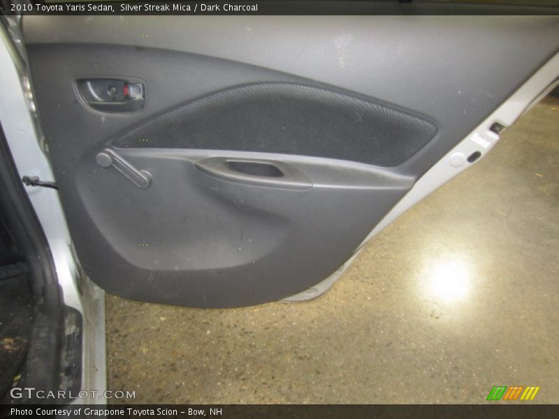 Silver Streak Mica / Dark Charcoal 2010 Toyota Yaris Sedan