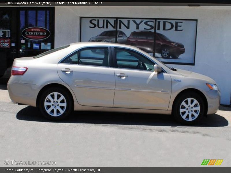 Desert Sand Metallic / Bisque 2009 Toyota Camry Hybrid