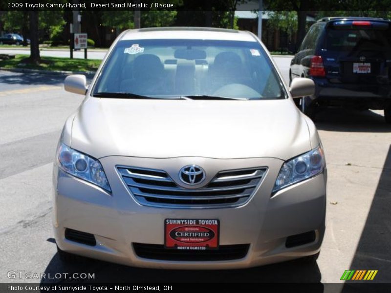 Desert Sand Metallic / Bisque 2009 Toyota Camry Hybrid