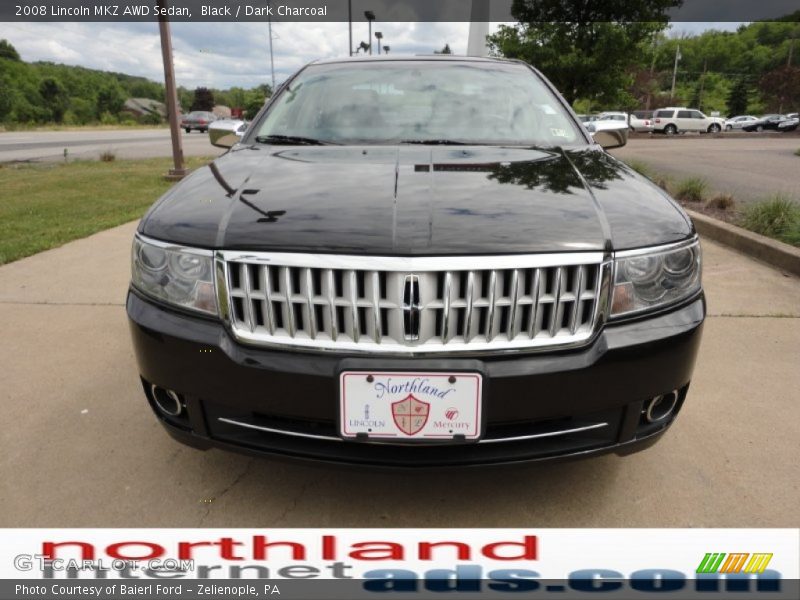 Black / Dark Charcoal 2008 Lincoln MKZ AWD Sedan