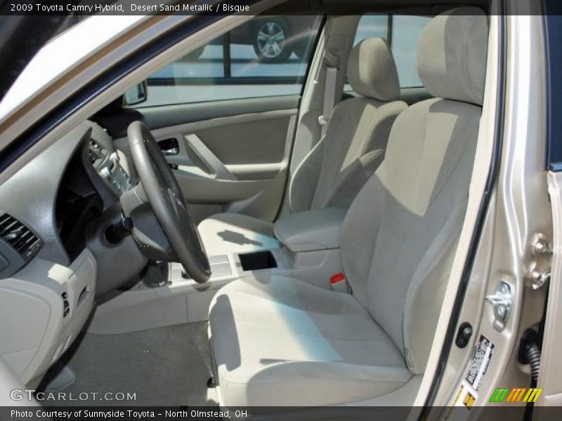 Desert Sand Metallic / Bisque 2009 Toyota Camry Hybrid