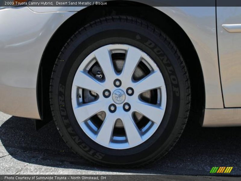 Desert Sand Metallic / Bisque 2009 Toyota Camry Hybrid