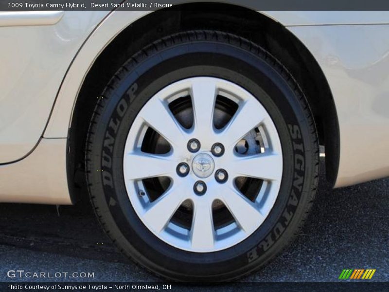 Desert Sand Metallic / Bisque 2009 Toyota Camry Hybrid