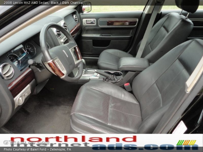 Black / Dark Charcoal 2008 Lincoln MKZ AWD Sedan