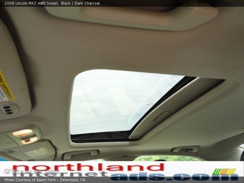 Black / Dark Charcoal 2008 Lincoln MKZ AWD Sedan