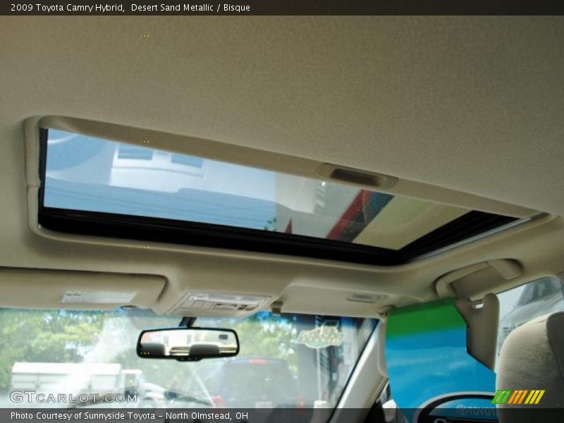 Desert Sand Metallic / Bisque 2009 Toyota Camry Hybrid