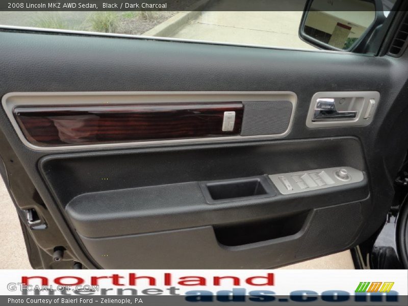 Black / Dark Charcoal 2008 Lincoln MKZ AWD Sedan