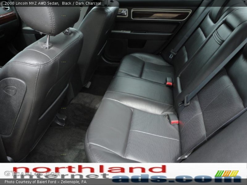 Black / Dark Charcoal 2008 Lincoln MKZ AWD Sedan