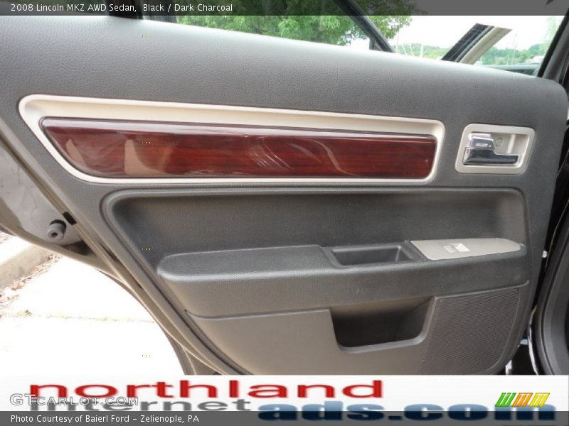 Black / Dark Charcoal 2008 Lincoln MKZ AWD Sedan