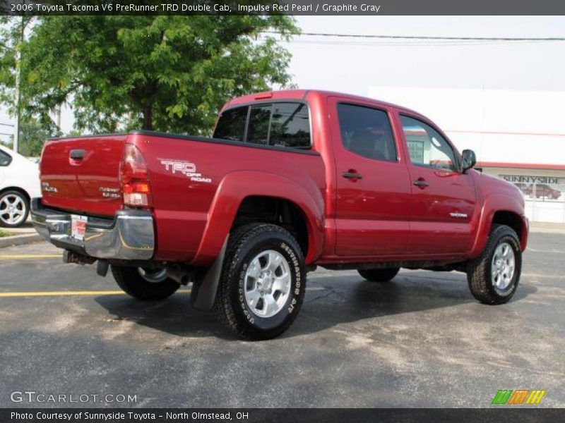 Impulse Red Pearl / Graphite Gray 2006 Toyota Tacoma V6 PreRunner TRD Double Cab